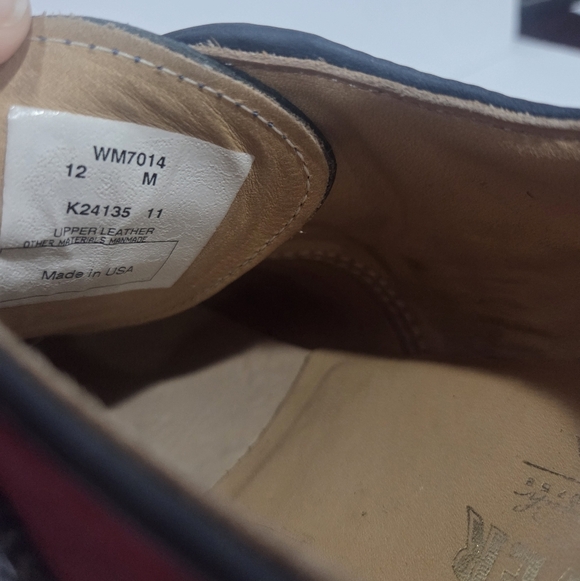 WalkOver Saddle Men\'s Red and Black Oxford Shoes Sz.12 main image 4